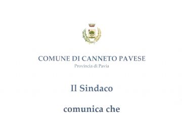 Comunicazione del Sindaco